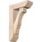 Ekena Millwork Balboa Slat Smooth Bracket w/ Offset Brace, Douglas Fir, 5 1/2"W x 16"D x 24"H BKT0604X16X24BOA06SDF - alternate 1